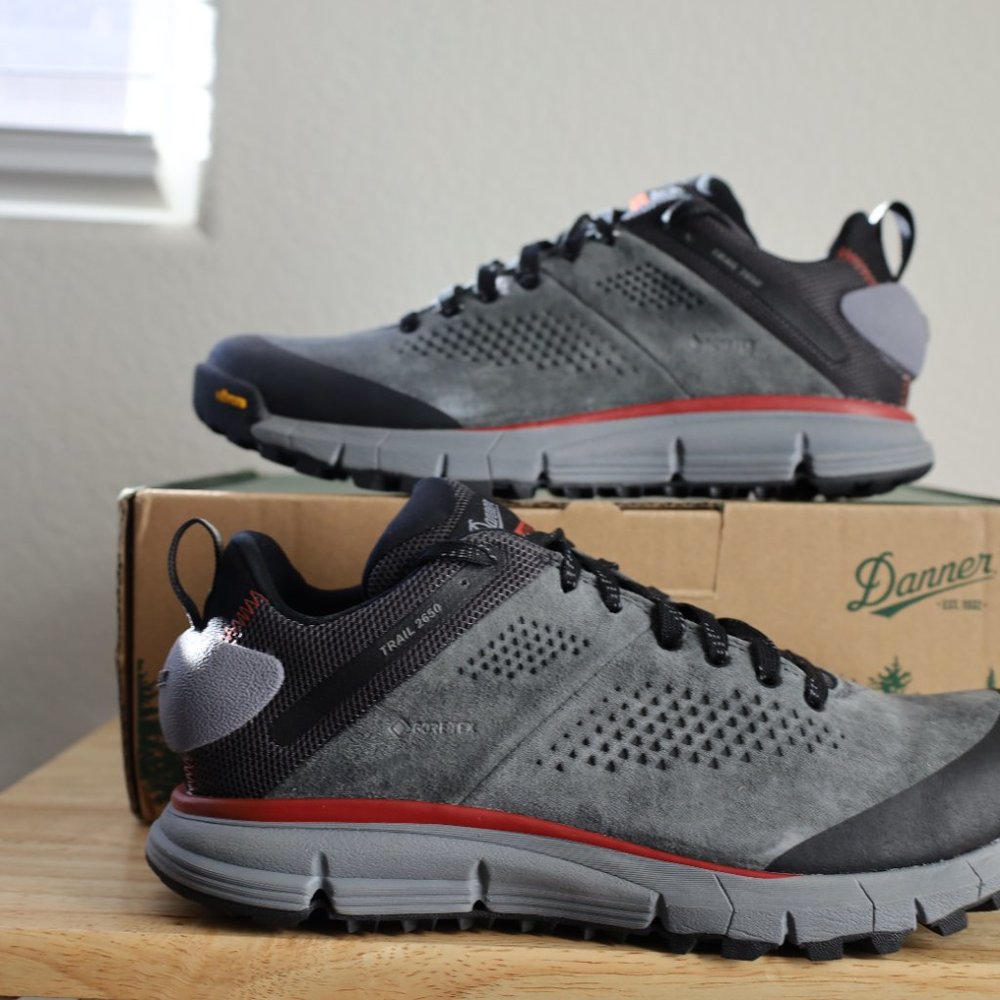 Danner Trail 2650 GTX Men's Dark Gray/Brick Red 61200 NEW!